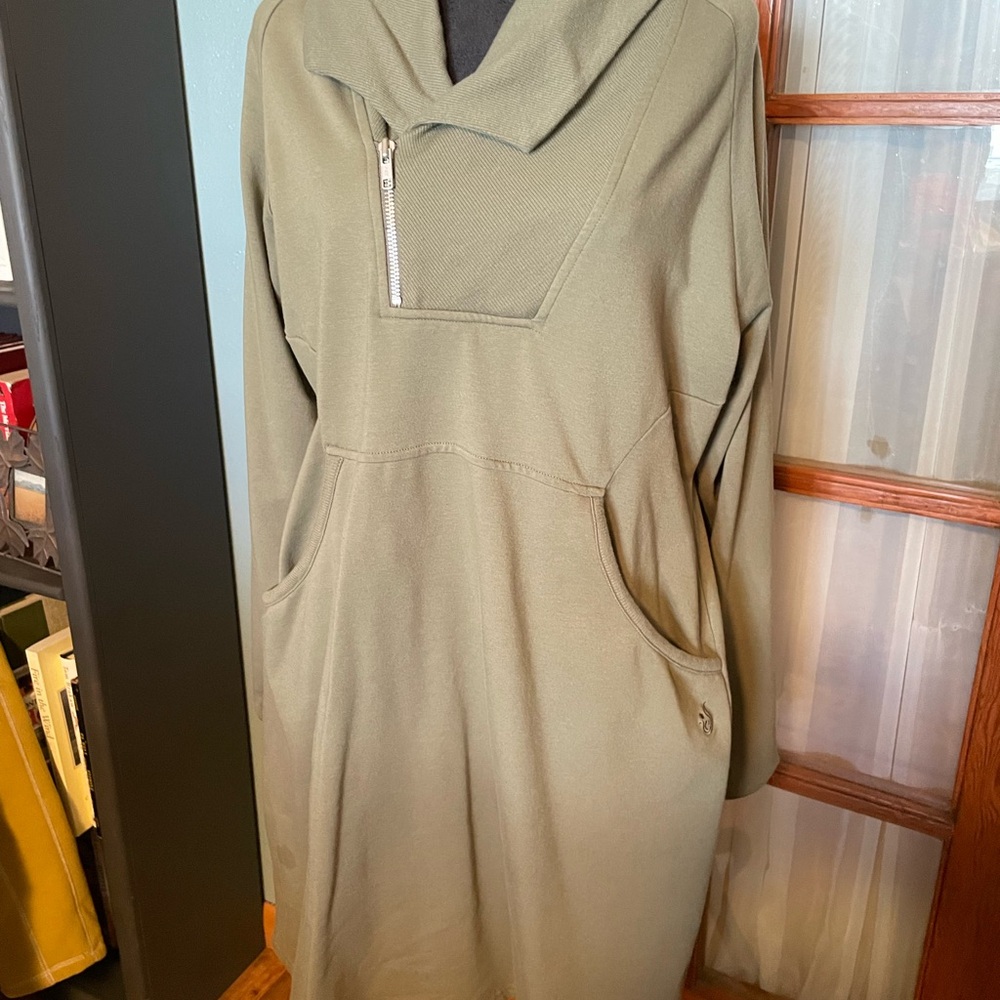 Isis Olive Green Casual Dress